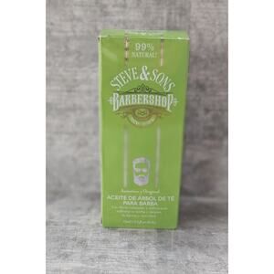 Steve & Sons Barbershop Beard Oil Tea Tree 2.5 oz.